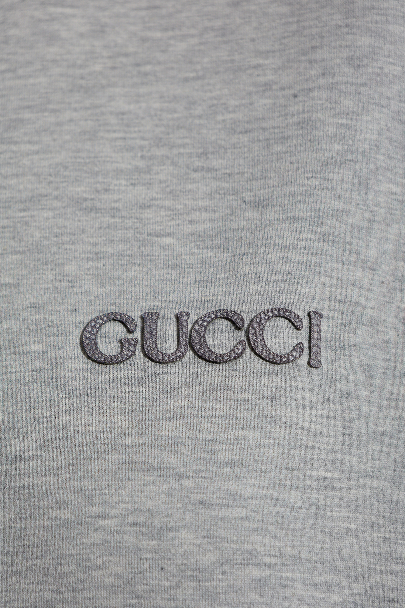 Tシャツ・カットソー GUCCI Woman T-Shirt Grey Grey Logo T-shirt Gucci - Vitkac AS